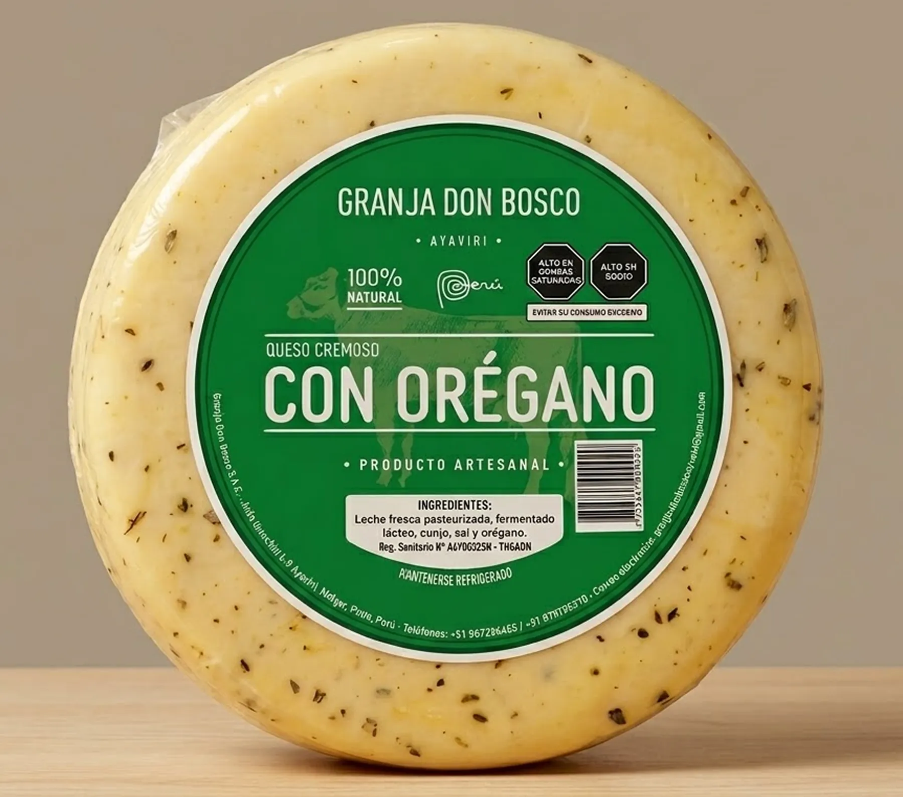 Queso con Orégano